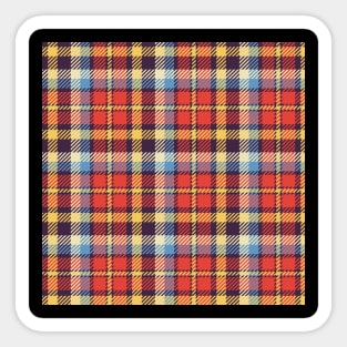 CLARK PLAID BUFFALO PLAID color plaid Sticker